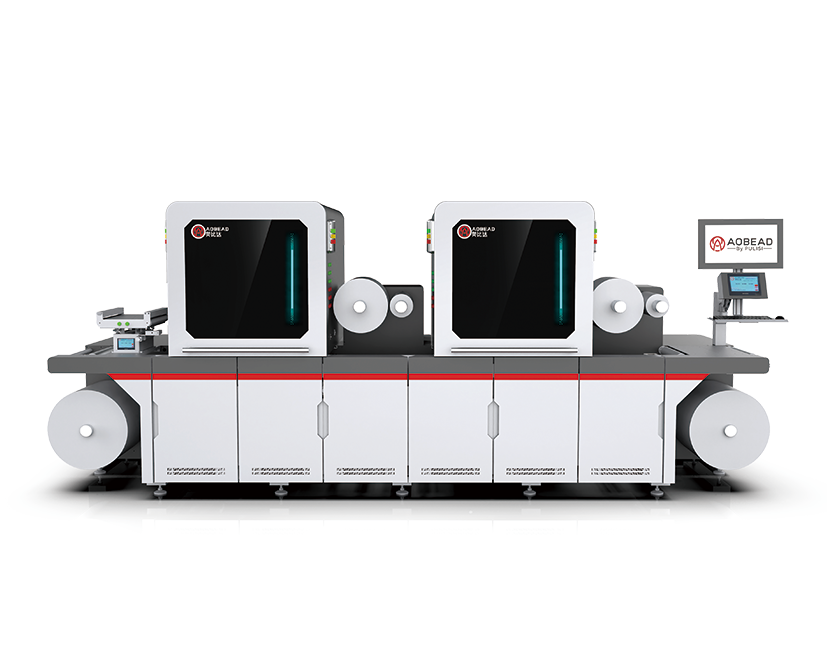 Effect Series Two Station UV Digital Cold AOBEAD, the Sub-brand of  foil Stamping Machine DCFS-330